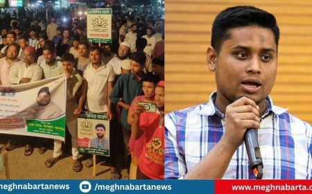 বিএনপিকে - হাসনাত আব্দুল্লাহ ‘’১৬ বছরে যা করতে পারেন নাই আমরা ৭ মিনিটে তা করেছি’’