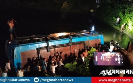 রংপুরে বউভাত থেকে ফেরার পথে পুকুরে বাস, নিহত ৩