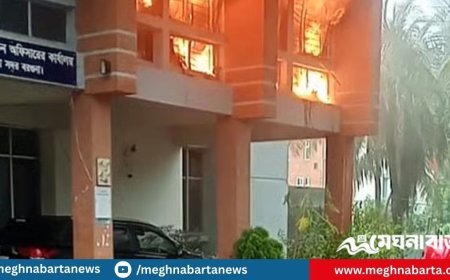 বরগুনায় নির্বাচন কর্মকর্তার কার্যালয়ে আগুন, পুড়ে গেছে ব্যালট বাক্স ও ফটোস্ট্যাট মেশিন