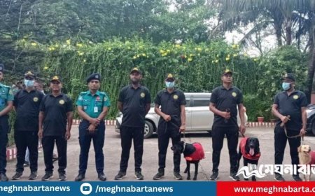 চট্টগ্রামে এনসিপির সমাবেশে, নিরাপত্তায় ডগ স্কোয়াড