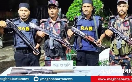 টেকনাফের গহিন পাহাড় থেকে অস্ত্র-গুলি উদ্ধার