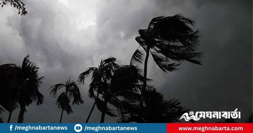 রাতের মধ্যে ঢাকাসহ ১৯ জেলায় ঝড়ের পূর্বাভাস