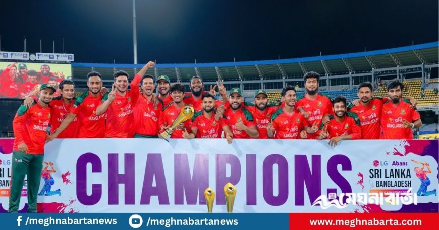 ঐতিহাসিক সিরিজ জয় জুলাই শহীদদের উৎসর্গ করলেন লিটন