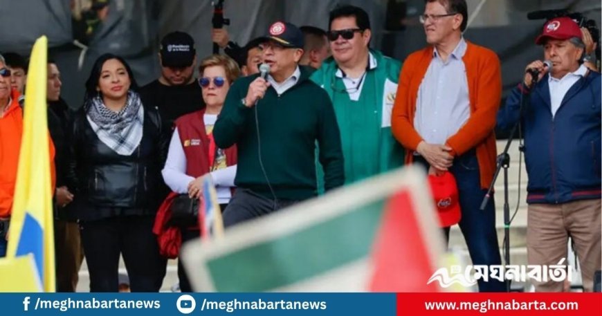 এক টন কয়লাও যেন ইসরায়েলে না যায়, কলম্বিয়ার প্রেসিডেন্ট