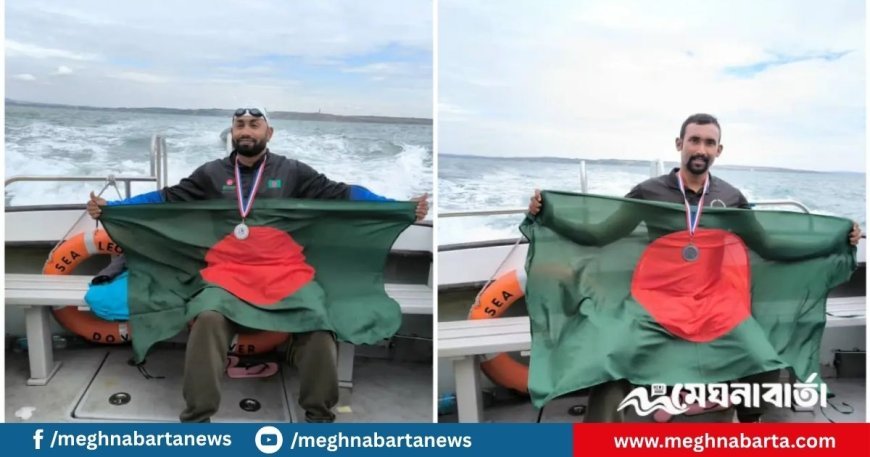 ৩৭ বছর পর ইংলিশ চ্যানেল জয় দুই বাংলাদেশির