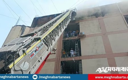 গুলিস্তানে সুন্দরবন স্কয়ার মার্কেটে আগুন