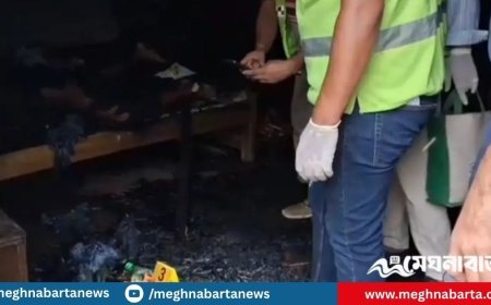 তালাবদ্ধ ঘরে আগুন লাগিয়ে স্ত্রীকে হত্যা, স্বামী পলাতক