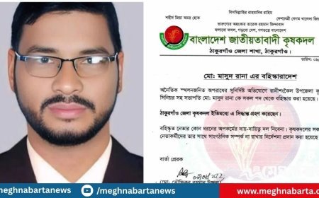 ঠাকুরগাঁওয়ে প্রেসক্লাব উড়িয়ে দেয়ার হুমকি দিয়ে বহিষ্কার কৃষকদল নেতা