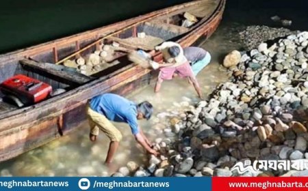 এক রাতের অভিযানে লুট হওয়া ১২ হাজার ঘনফুট সাদা পাথর উদ্ধার