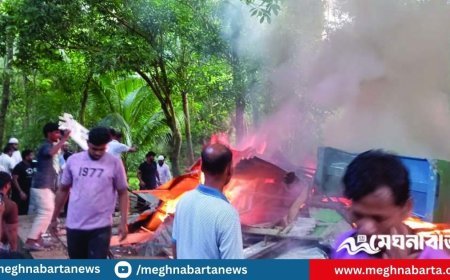 মহানবী (সা.)-কে নিয়ে যুবকের কটূক্তি, প্রতিবাদে বিক্ষোভ ও বসতঘরে আগুন