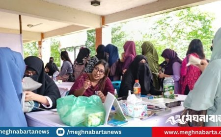 বরিশাল বিশ্ববিদ্যালয়ের রাজনীতি নিষিদ্ধ ক্যাম্পাসে প্রকাশ্যে ইসলামী ছাত্রীসংস্থা