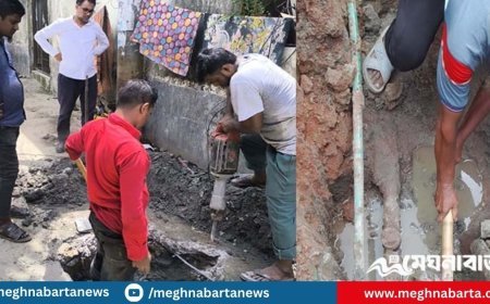 অবৈধ গ্যাস সংযোগের বিরুদ্ধে তিতাস গ্যাসের অভিযান