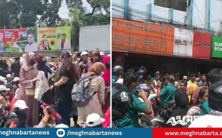 ঢাকার ব্যস্ততম দুই সড়ক অবরোধ