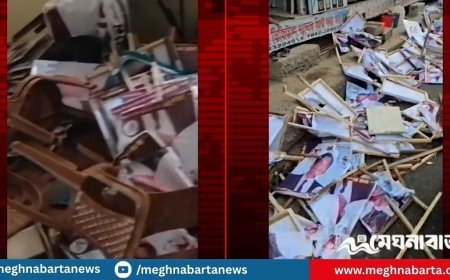 চাঁদপুরে বিএনপি নেতা আজম খানের বাড়িতে হামলা, অভিযোগ নিজ দলের বিরুদ্ধেই