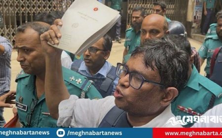 সংবিধানের বই উঁচু করে অধ্যাপক কার্জন বললেন, মানবাধিকার লঙ্ঘন হচ্ছে