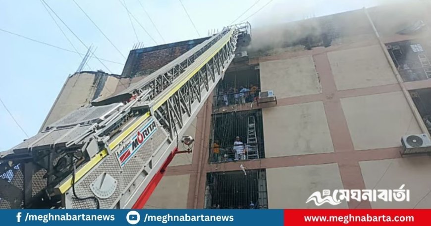 গুলিস্তানে সুন্দরবন স্কয়ার মার্কেটে আগুন