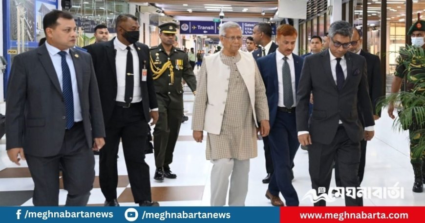 মালয়েশিয়ার উদ্দেশে ঢাকা ছেড়েছেন প্রধান উপদেষ্টা