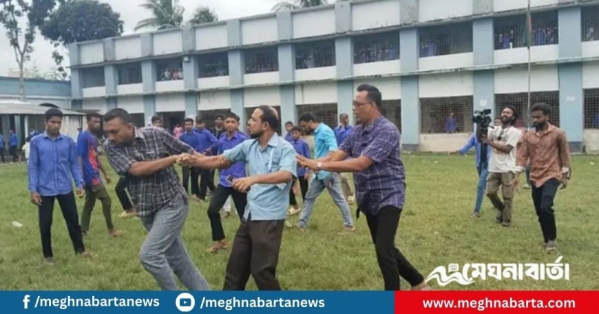 শিক্ষককে মারধর করে ‘বাজার ঘোরানোর’ অভিযোগ বিএনপি নেতাকর্মীদের বিরুদ্ধে