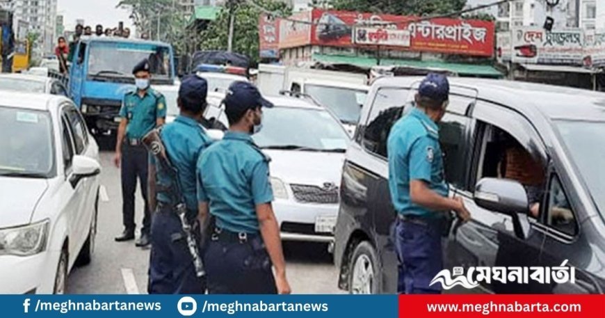 রাজধানীতে ট্রাফিক আইন লঙ্ঘনে ২২৬৪ মামলা