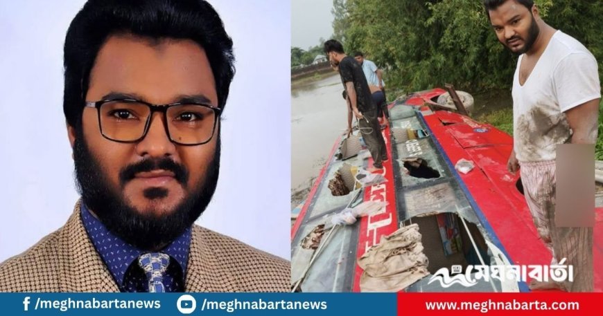 পুকুরে পড়ল বাস, গণঅধিকার পরিষদের নেতা ফারুকসহ আহত অনেকে