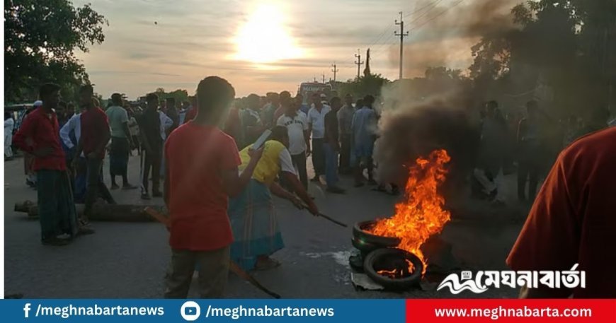 রুমিন অনুসারীদের মহাসড়ক অবরোধ, এনসিপির বিক্ষোভ