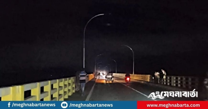 বৈদ্যুতিক তারের পর এবার মওলানা ভাসানী সেতুর লাইট চুরি