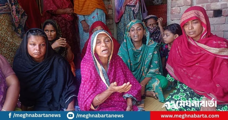 চুয়াডাঙ্গায় জোড়া খুন ‘আমার কলিজার টুকরোদের যারা খুন করেচে, তাগের ফাঁসি চাই’