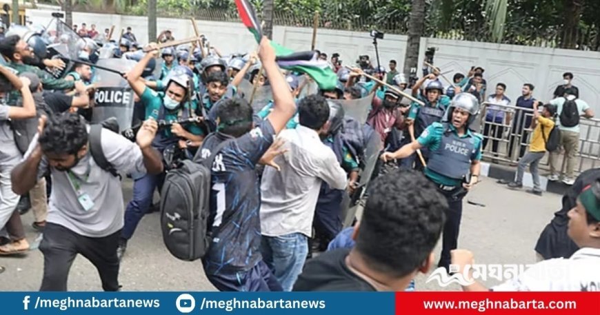 পুলিশের সঙ্গে বুয়েট শিক্ষার্থীদের সংঘর্ষে ঢামেকে আহত ৬