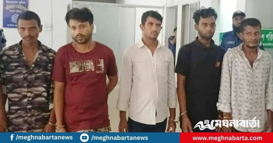 আশুলিয়ায় কাভার্ড ভ্যানচালক হত্যা, পাঁচ যুবক গ্রেপ্তার