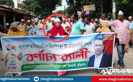 অসুস্থতার ছু‌টি নিয়ে দলীয় অনুষ্ঠানে স্কুলশি‌ক্ষিকা