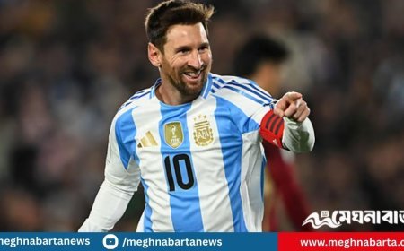 বিদায়ী ম্যাচে মেসি-জাদুতে আর্জেন্টিনার বড় জয়