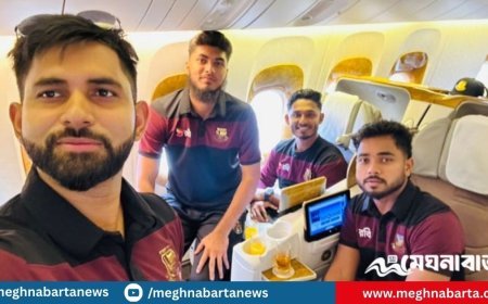 এশিয়া কাপ খেলতে দুবাইয়ের পথে টাইগারদের প্রথম বহর