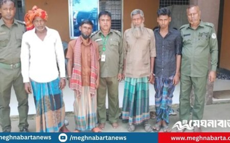 সুন্দরবন থেকে ৪ জেলে গ্রেপ্তার