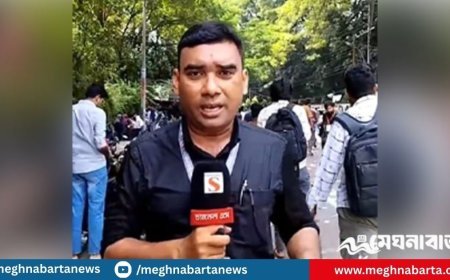 ডাকসু নির্বাচনের লাইভ করার সময় সাংবাদিকের মৃত্যু