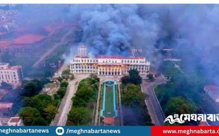 জেন’জি আগুন দিয়েছে নেপালের রাজপ্রাসাদ সিংহ দরবারে