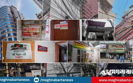 তিন ভবনেই ১৫টি, রাজনৈতিক দলের কার্যালয় কেন পল্টনকেন্দ্রিক