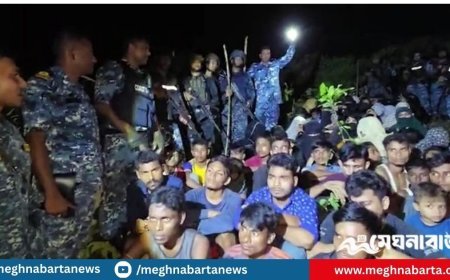 টেকনাফের গহীন পাহাড় থেকে নারী-শিশুসহ ৬৬ জন উদ্ধার