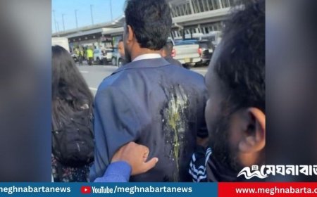 নিউইয়র্কে এনসিপি নেতা আখতারকে ডিম ছুড়ে মারলেন আওয়ামী লীগের নেতাকর্মীরা