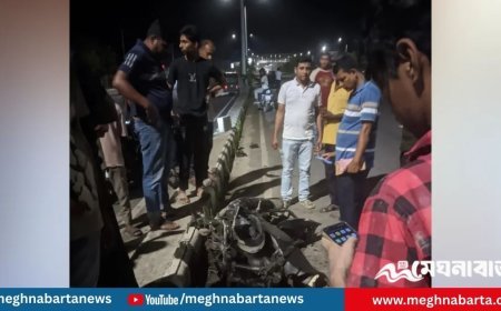 ৩০০ ফিট সড়কে মোটরসাইকেল দুর্ঘটনা, বিশ্ববিদ্যালয়ের ২ শিক্ষার্থী নিহত