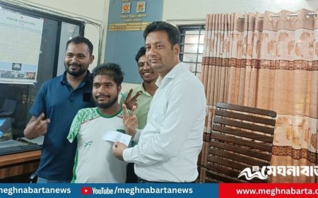 এনআইডি পাচ্ছেন দুই হাত না থাকা জসিম