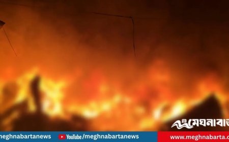 গাজীপুরে ঝুট গুদামে ভয়াবহ আগুন