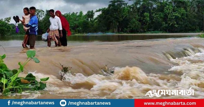 ভারি বর্ষণে নদ-নদীর পানি বেড়ে ডুবতে পারে ৯ জেলার নিম্নাঞ্চল