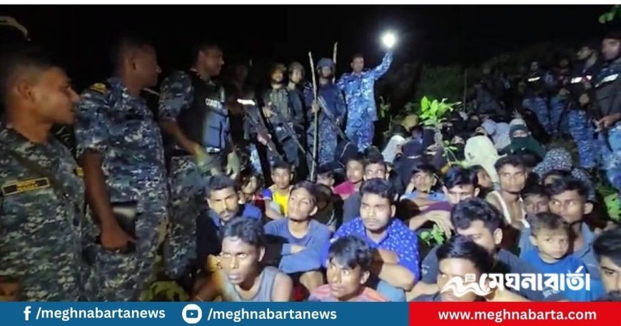 টেকনাফের গহীন পাহাড় থেকে নারী-শিশুসহ ৬৬ জন উদ্ধার