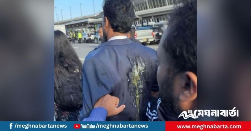 নিউইয়র্কে এনসিপি নেতা আখতারকে ডিম ছুড়ে মারলেন আওয়ামী লীগের নেতাকর্মীরা