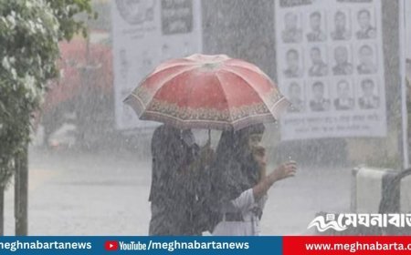 ঢাকায় বৃষ্টি ও তাপমাত্রা নিয়ে আবহাওয়া অফিসের বার্তা