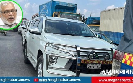 যানজটে আটকা পড়লেন সড়ক উপদেষ্টা