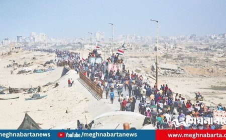 দলে দলে ঘরে ফিরছে হাজারো গাজাবাসী; ইসরায়েলি সেনা প্রত্যাহার