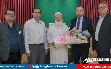 ডেনমার্কের রাষ্ট্রদূত সৌজন্য সাক্ষাৎ করলেন জামায়াত আমিরের সঙ্গে