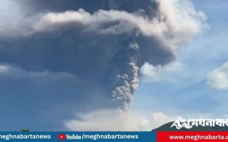 ইন্দোনেশিয়ায় মাউন্ট লেওটোবির ভয়াবহ অগ্নুৎপাত, সতর্কতার মাত্রা সর্বোচ্চে
