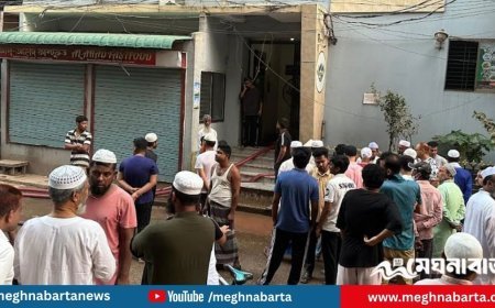 ফ্ল্যাটে আগুন; দুই ছেলেসহ বেরিয়ে গেলেন স্ত্রী, পুড়ে বৃদ্ধের মৃত্যু